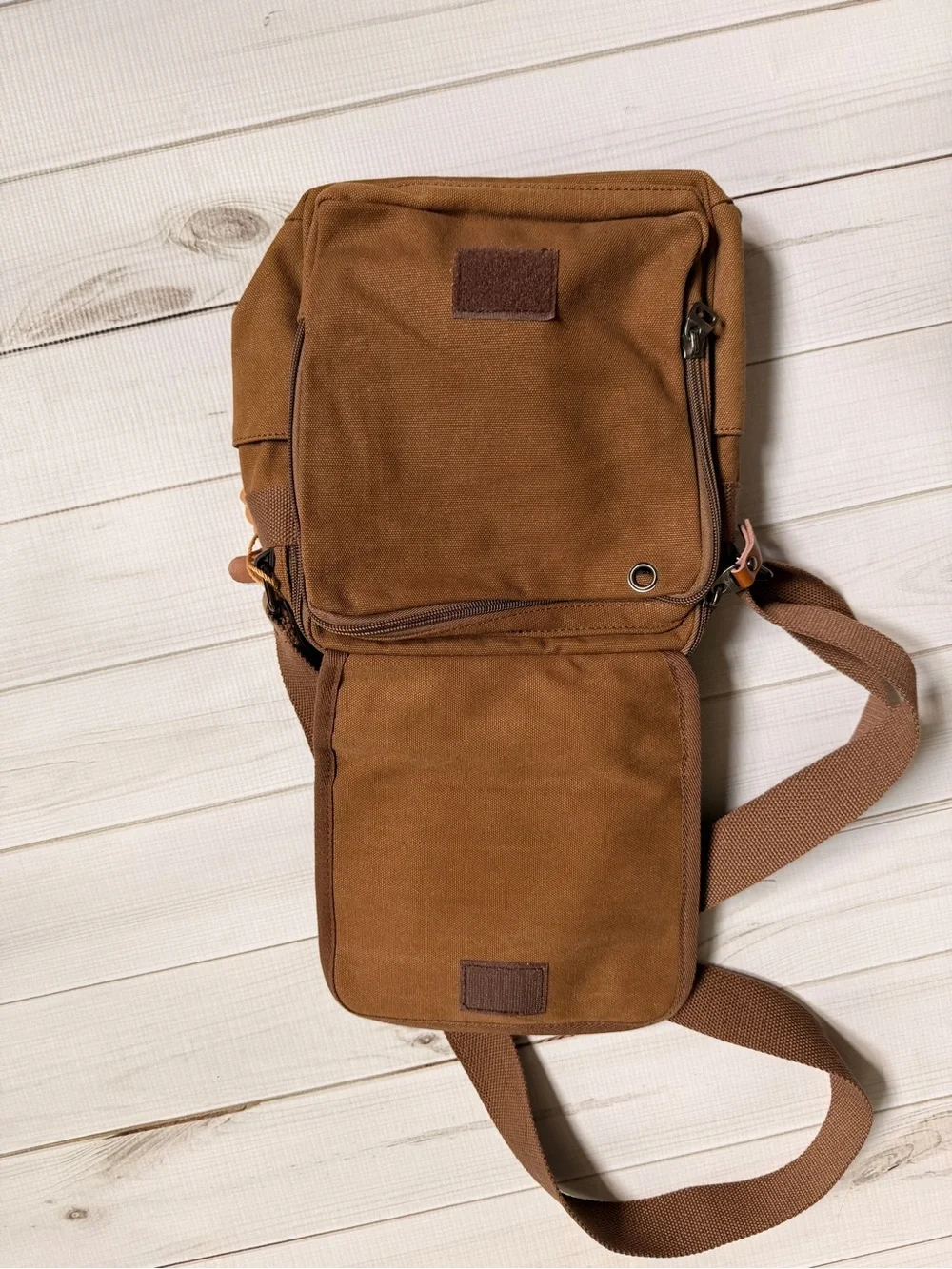 Moore Carden Brown Crossbody Messenger Bag for Men